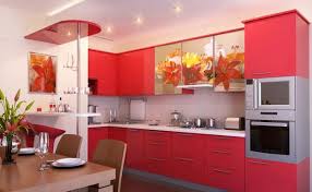 red or yellow colour will suit your kitchen